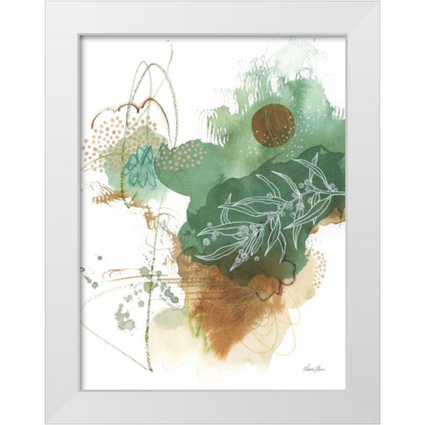 Nature Abstract II White Modern Wood Framed Art Print by Horn, Laura