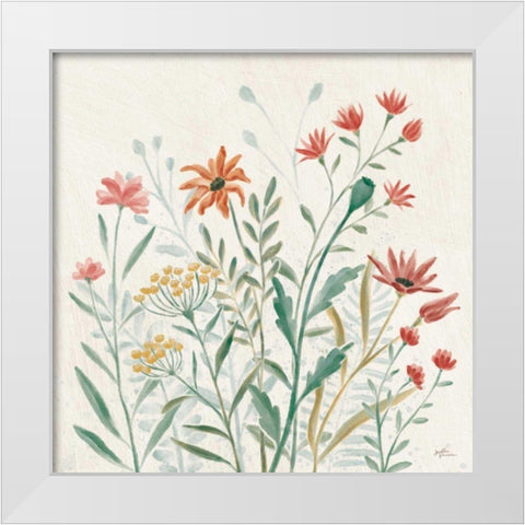 Wildflower Vibes II White Modern Wood Framed Art Print by Penner, Janelle