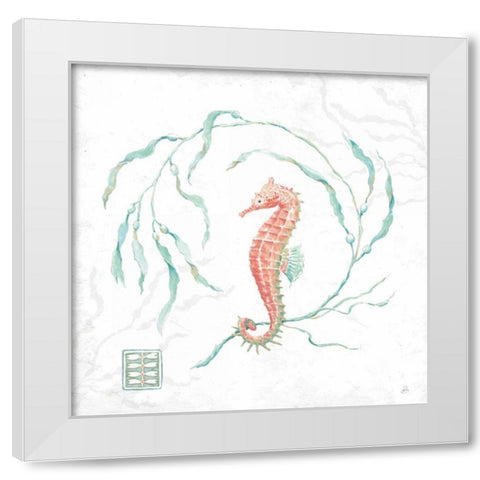 Delicate Sea III White Modern Wood Framed Art Print by Brissonnet, Daphne