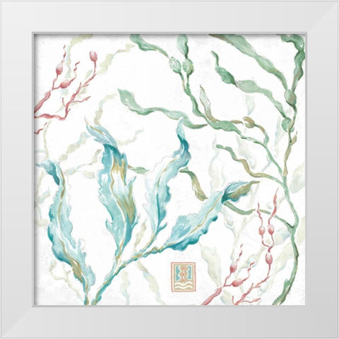 Delicate Sea XI White Modern Wood Framed Art Print by Brissonnet, Daphne