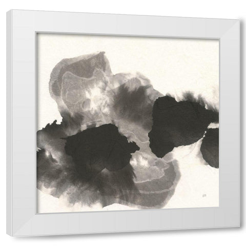 Transitions I White Modern Wood Framed Art Print by Paschke, Chris