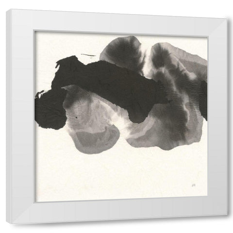 Transitions III White Modern Wood Framed Art Print by Paschke, Chris
