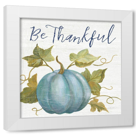 Fall Splendor IV Navy White Modern Wood Framed Art Print by Vassileva, Silvia