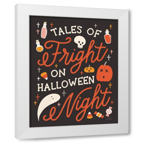 Trick or Treat VII with White White Modern Wood Framed Art Print by Marshall, Laura