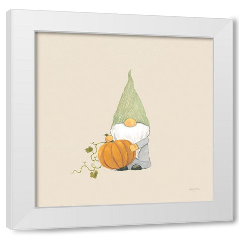 Harvest Gnomes I Neutral White Modern Wood Framed Art Print by Jackson, Jenaya