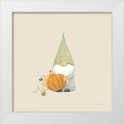 Harvest Gnomes I Neutral White Modern Wood Framed Art Print by Jackson, Jenaya