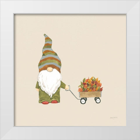 Harvest Gnomes II Neutral White Modern Wood Framed Art Print by Jackson, Jenaya