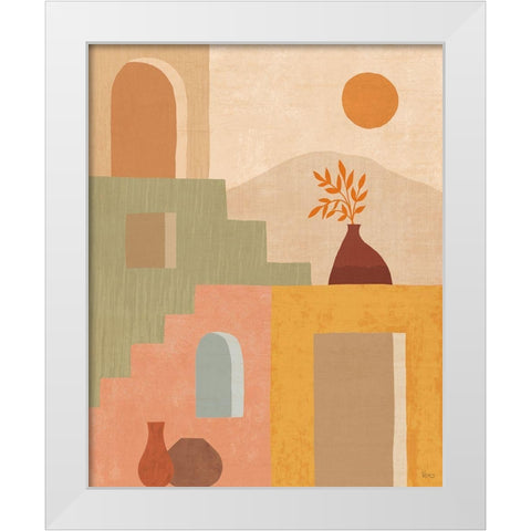 Simple Scenes II White Modern Wood Framed Art Print by Charron, Veronique