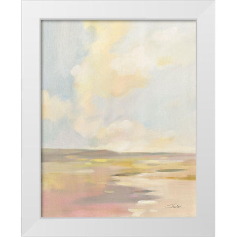 Light Cloud White Modern Wood Framed Art Print by Vassileva, Silvia