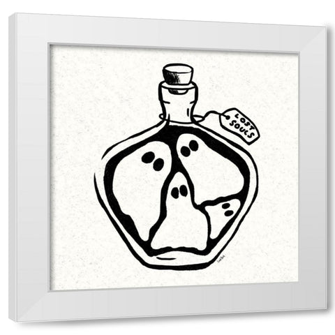 Witches Potion II White Modern Wood Framed Art Print by York, Leah