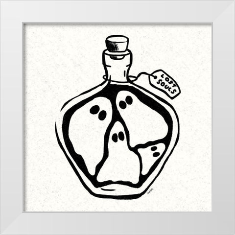 Witches Potion II White Modern Wood Framed Art Print by York, Leah