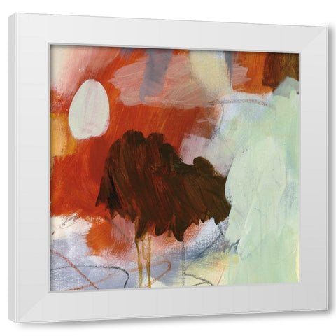 Hardy III White Modern Wood Framed Art Print by Urban, Mary