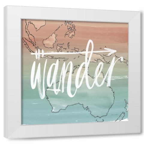 World Traveler I Neutral White Modern Wood Framed Art Print by Miller, Sara Zieve