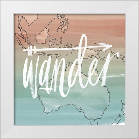 World Traveler I Neutral White Modern Wood Framed Art Print by Miller, Sara Zieve