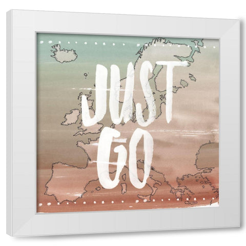 World Traveler II Neutral White Modern Wood Framed Art Print by Miller, Sara Zieve