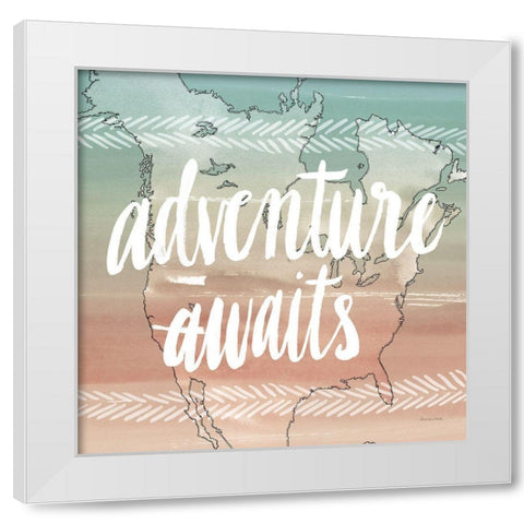 World Traveler IV Neutral White Modern Wood Framed Art Print by Miller, Sara Zieve