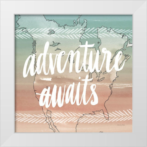 World Traveler IV Neutral White Modern Wood Framed Art Print by Miller, Sara Zieve