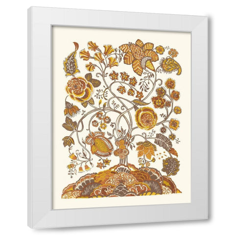 Authentic Bouquet White Modern Wood Framed Art Print by Wild Apple Portfolio
