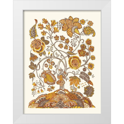 Authentic Bouquet White Modern Wood Framed Art Print by Wild Apple Portfolio