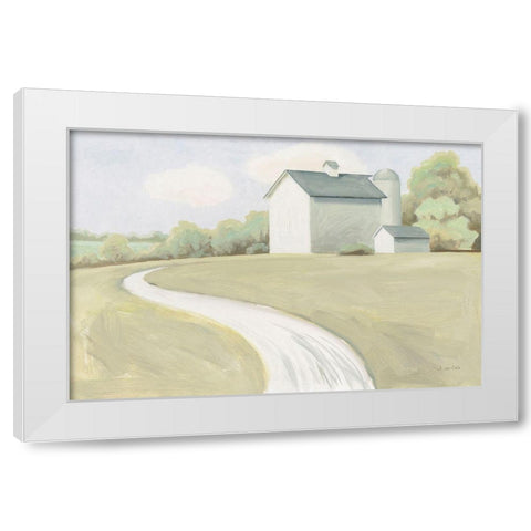 Tranquil Scene White Modern Wood Framed Art Print by Wiens, James