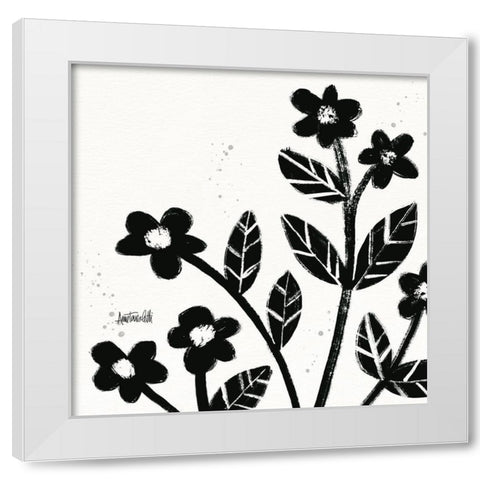 Bold Blooms VII White Modern Wood Framed Art Print by Tavoletti, Anne
