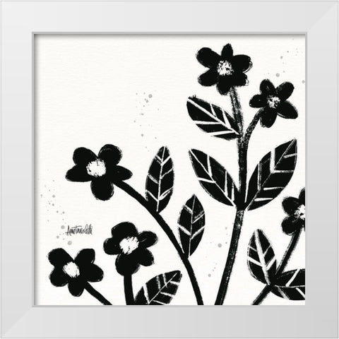 Bold Blooms VII White Modern Wood Framed Art Print by Tavoletti, Anne