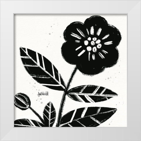 Bold Blooms VIII White Modern Wood Framed Art Print by Tavoletti, Anne