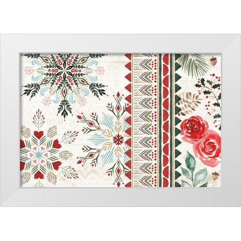 Winter Moment II White Modern Wood Framed Art Print by June, Dina