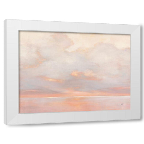 Glint on the Horizon White Modern Wood Framed Art Print by Purinton, Julia