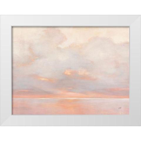 Glint on the Horizon White Modern Wood Framed Art Print by Purinton, Julia