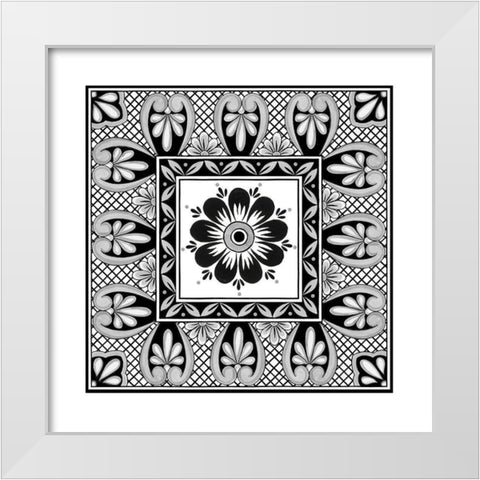 Talavera I White Modern Wood Framed Art Print by Green, Nancy
