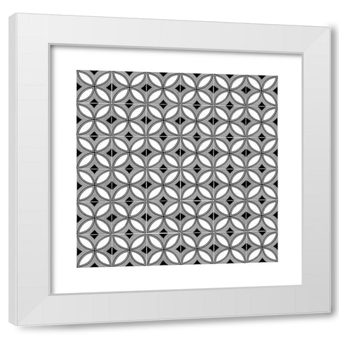 Talavera III White Modern Wood Framed Art Print by Green, Nancy