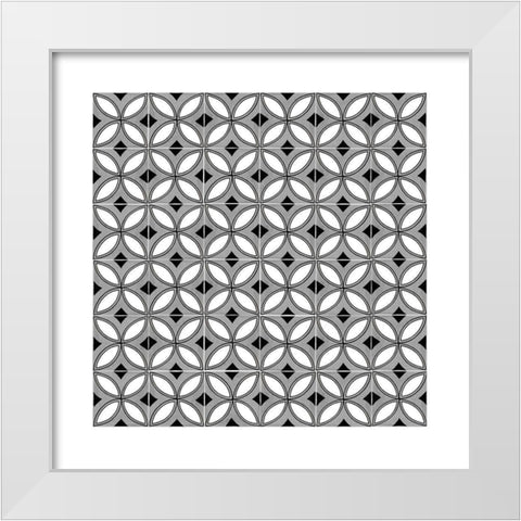 Talavera III White Modern Wood Framed Art Print by Green, Nancy