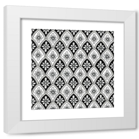 Talavera VI White Modern Wood Framed Art Print by Green, Nancy
