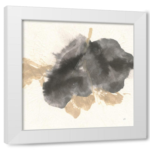 Ink Flow I White Modern Wood Framed Art Print by Paschke, Chris