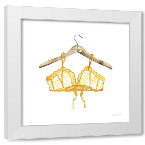 Hand Wash I White Modern Wood Framed Art Print by Charro, Mercedes Lopez