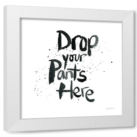 Laundry Day IV White Modern Wood Framed Art Print by Charro, Mercedes Lopez
