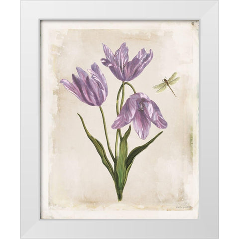 Antiquarian Blooms III Purple White Modern Wood Framed Art Print by Pertiet, Katie