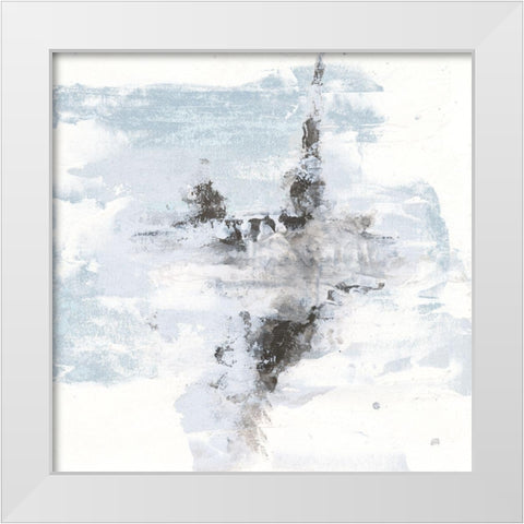 Layered Thinking II with Blue White Modern Wood Framed Art Print by Paschke, Chris
