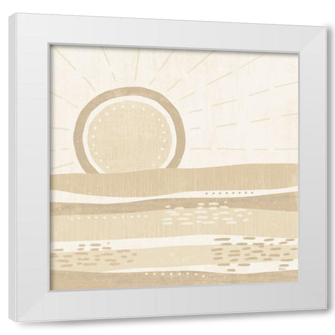 Sweet Summer VI Neutral White Modern Wood Framed Art Print by Charron, Veronique