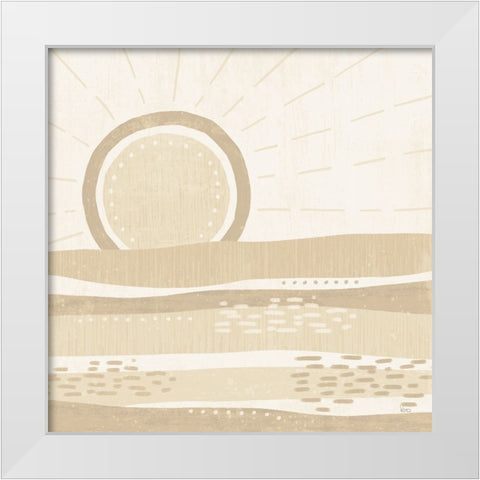 Sweet Summer VI Neutral White Modern Wood Framed Art Print by Charron, Veronique