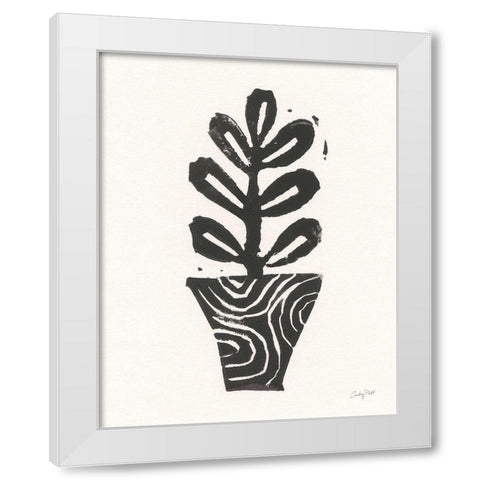 Planted VII White Modern Wood Framed Art Print by Prahl, Courtney
