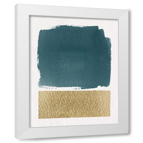Mirror I White Modern Wood Framed Art Print by Hershey, Moira