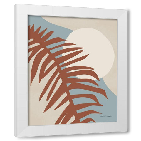 Traveler Palm Light White Modern Wood Framed Art Print by Gallagher, Megan
