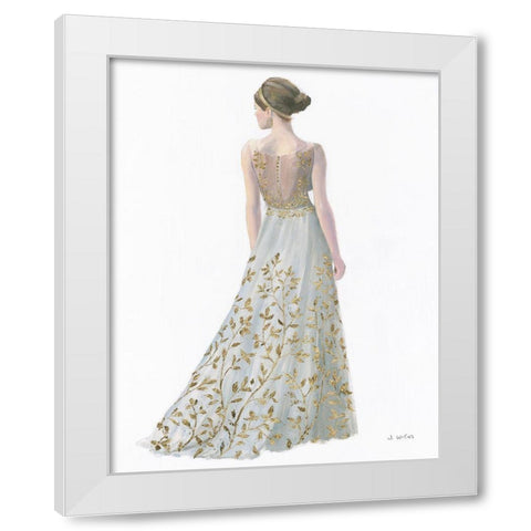 Beautiful Lady II White Modern Wood Framed Art Print by Wiens, James