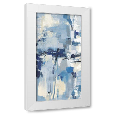 Old Port II Navy White Modern Wood Framed Art Print by Vassileva, Silvia