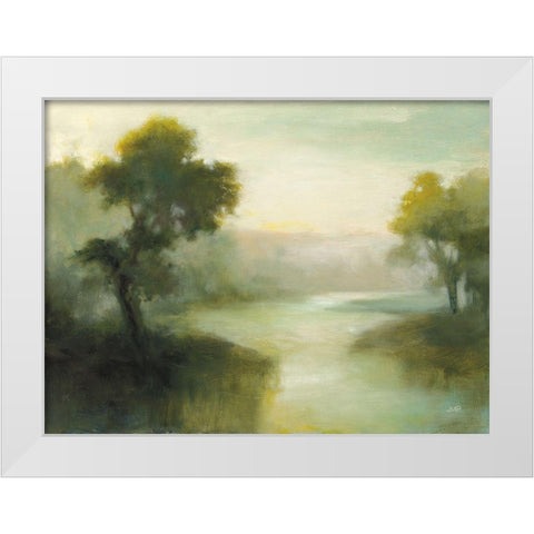 Reflected Sky White Modern Wood Framed Art Print by Purinton, Julia