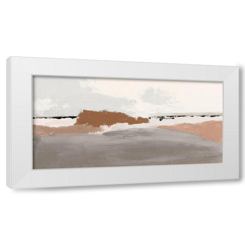 Modern Cashmere White Modern Wood Framed Art Print by Munger, Pamela
