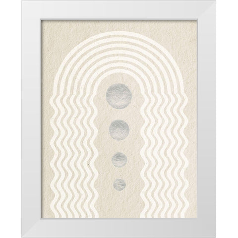 Good Vibrations I Neutral White Modern Wood Framed Art Print by Hershey, Moira
