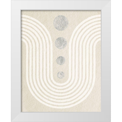Good Vibrations II Neutral White Modern Wood Framed Art Print by Hershey, Moira